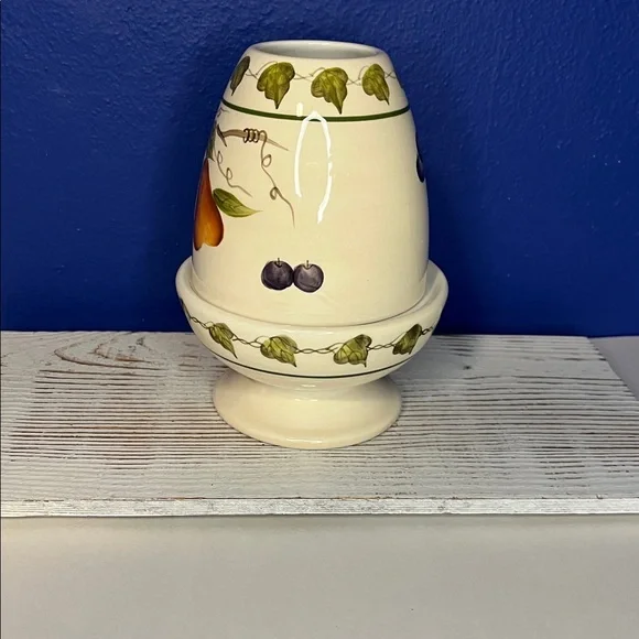 VINTAGE HOME INTERIORS "SONOMA VILLA" 2-PIECE FAIRY LAMP FRUIT & LEAVES DESIGN - Picture 4 of 14